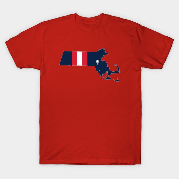 New England Football T-Shirt by doctorheadly